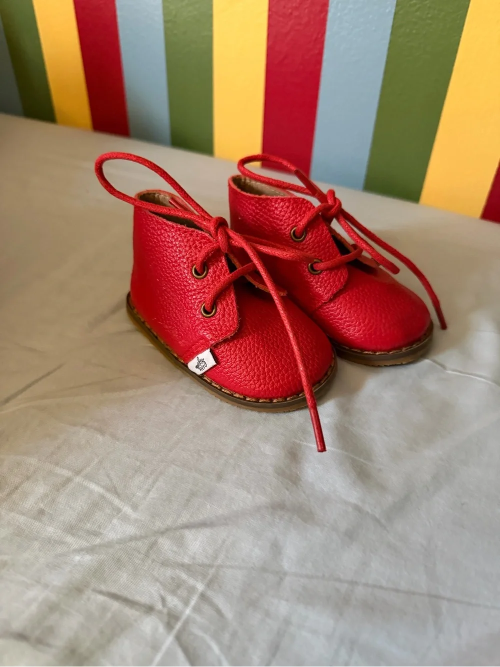Monkey Feet Leather Lace-Up Boots